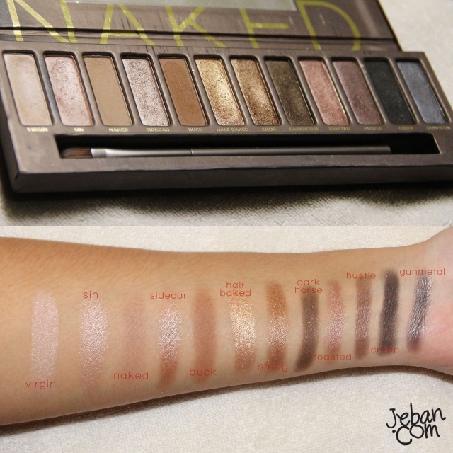 Review Naked Palette W In The Buff Lightly Toasted