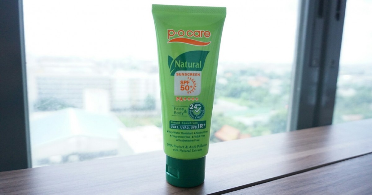 po care natural sunscreen