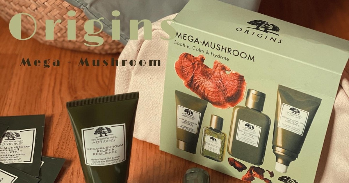 หน้าเป็นผดเพราะหน้ากากอนามัย Origins Mega-Mushroom Soothe, Calm & Hydrate ช่วยได้จ้าแม่จ๋า !