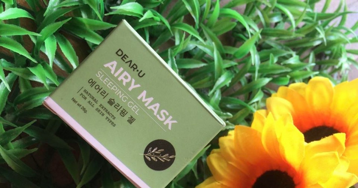 AIRY MASK SLEEPING GEL แบรนด์ DEAR U สกินแคร์สายสีเขียวที่ภูมิใจนำเสนอ