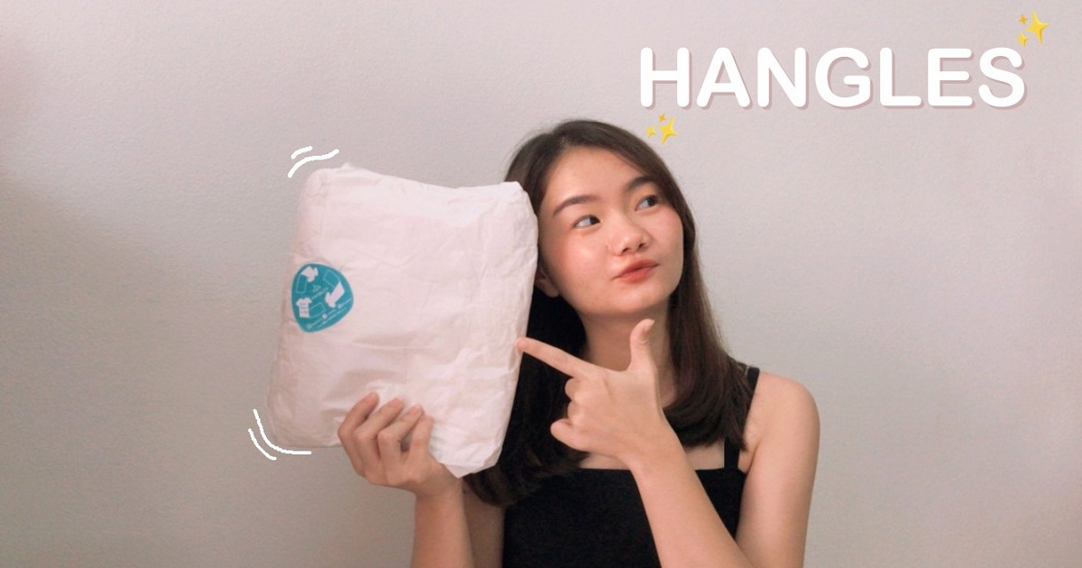 📦 เปิดกล่องสั่งเสื้อผ้ามือสองจากเว็บออนไลน์ (Hangles)​ ครั้งแรก!!