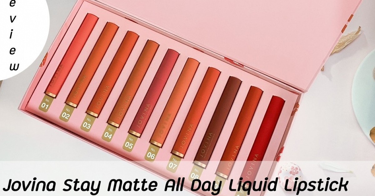 jovina stay matte all day liquid lipstick