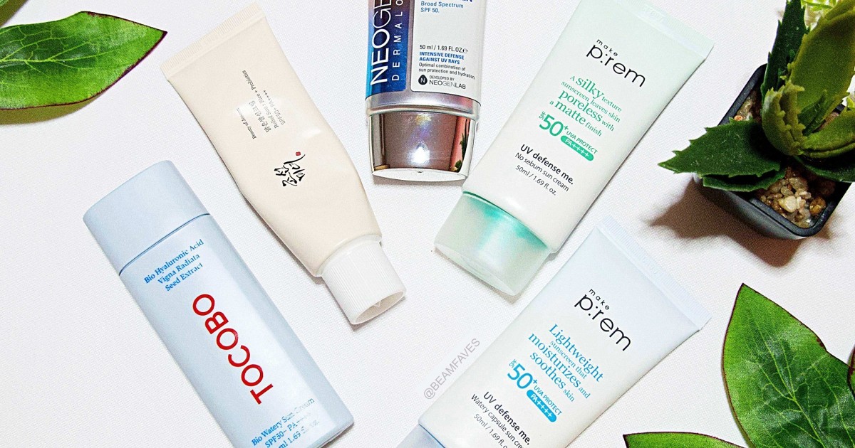 รีวิว: Best K-Sunscreen 2023 กันแดด เนื้อบางเบา คุมมัน สำหรับผิวแพ้ง่าย