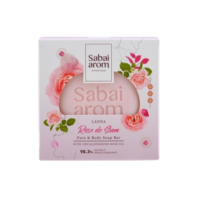 Lanna Rose de Siam Face & Body Soap Bar