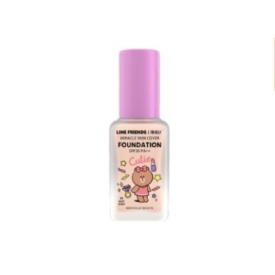 Line Friends Miracle Skin Cover Foundation SPF30 PA++