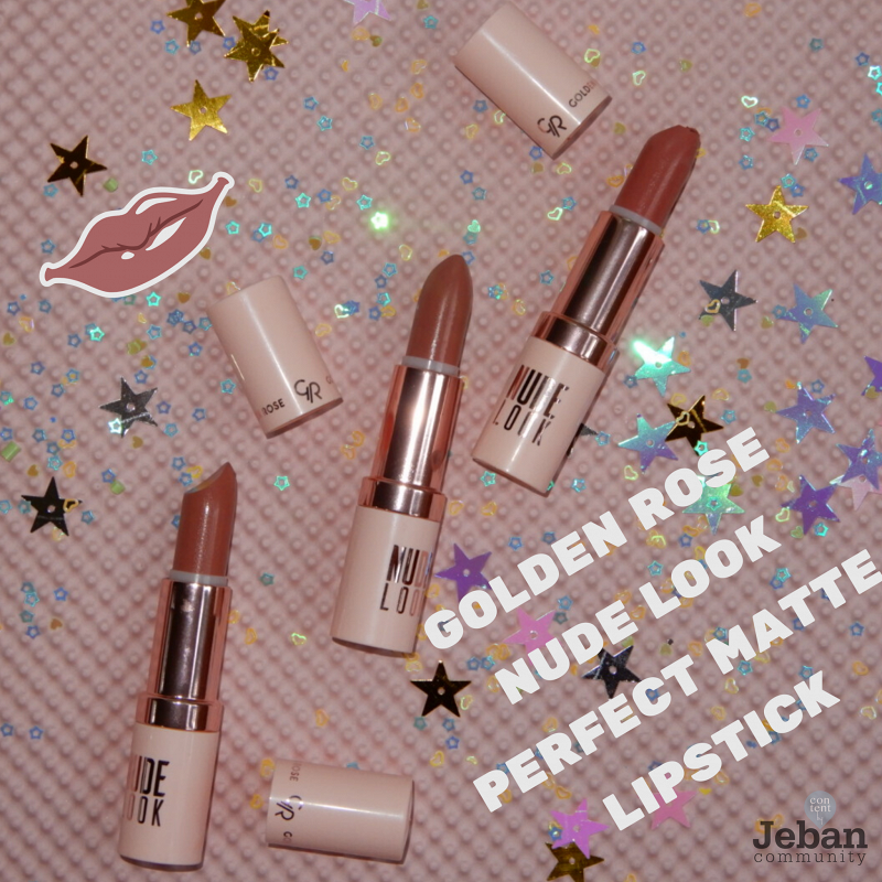 Swatch Golden Rose Nude Look Perfect Matte Lipstick