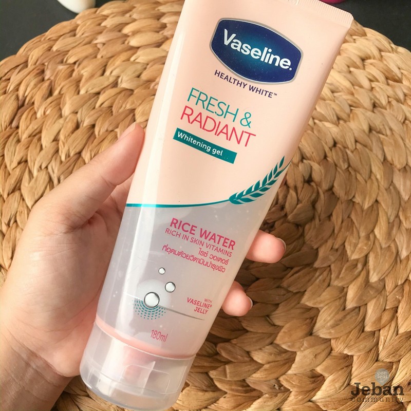 vaseline healthy white fresh & radiant whitening gel