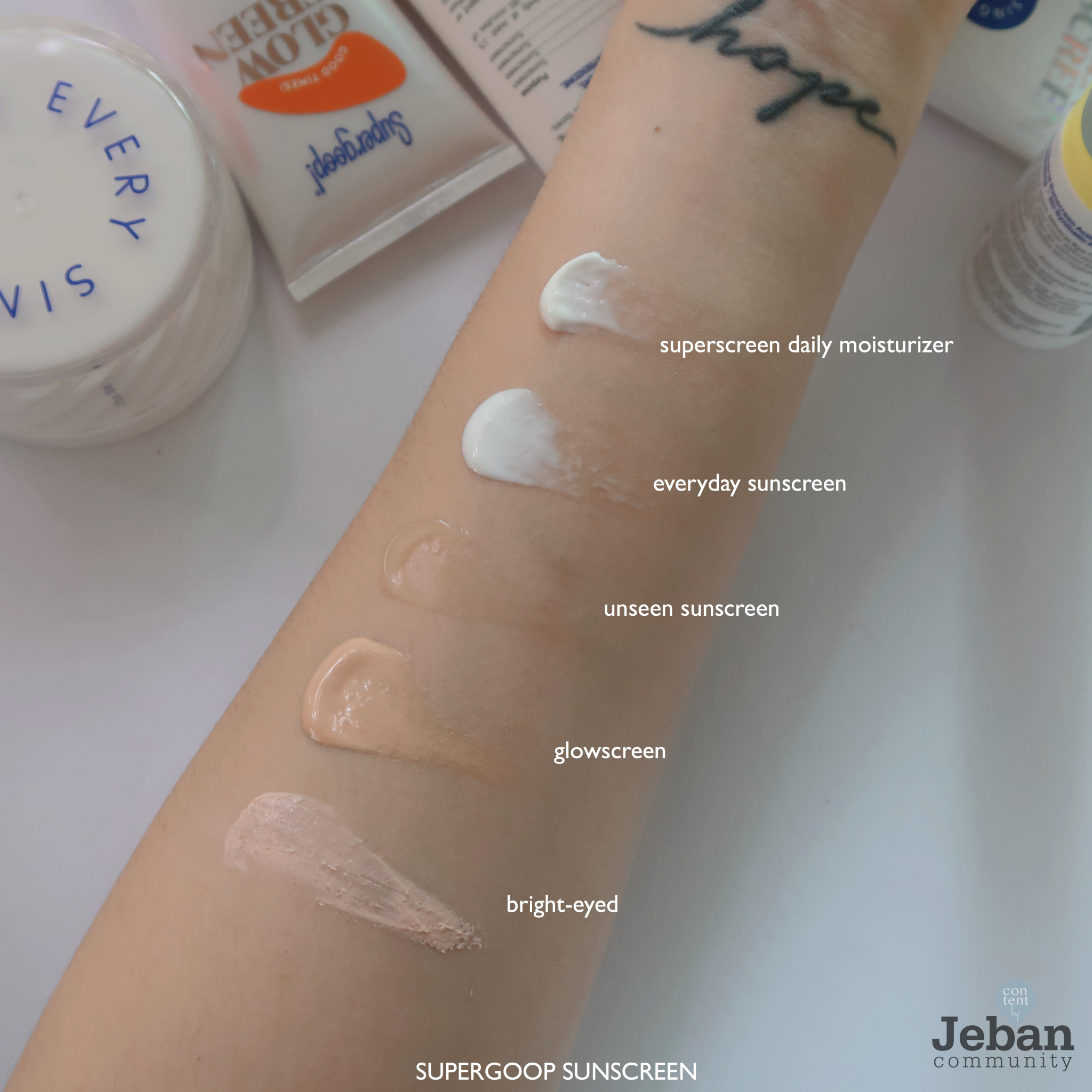 supergoop everyday sunscreen pantip