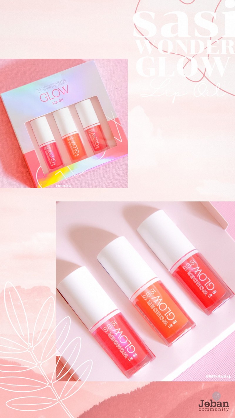 sasi wonder glow lip oil