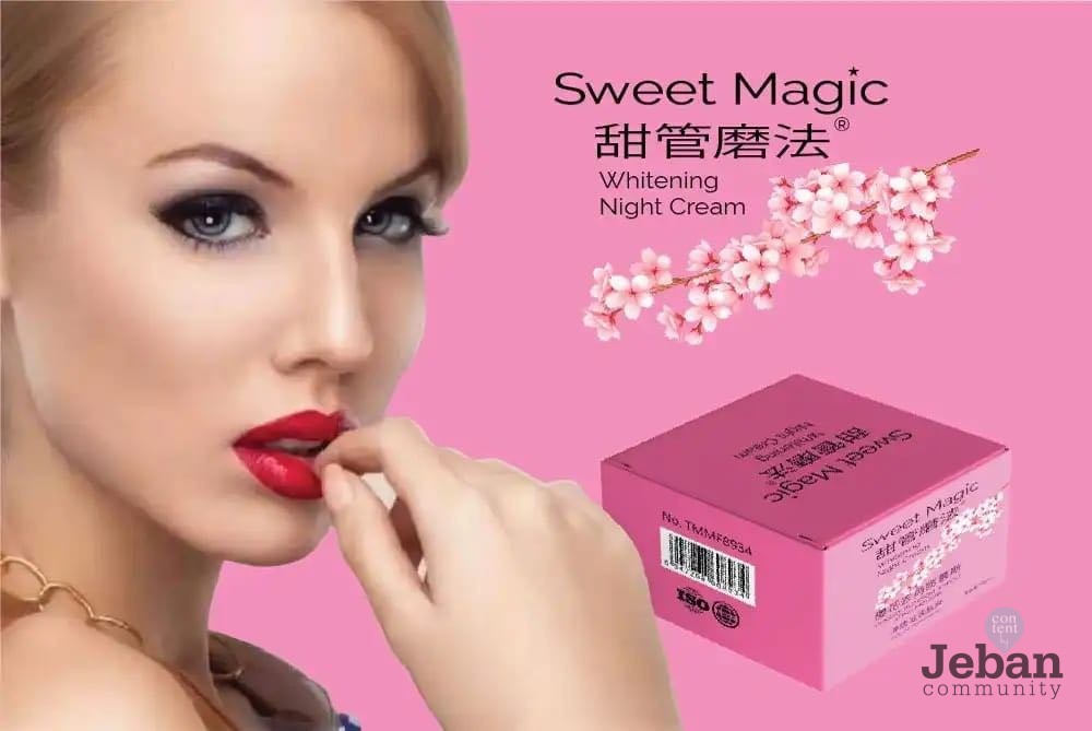 sweet magic whitening night cream