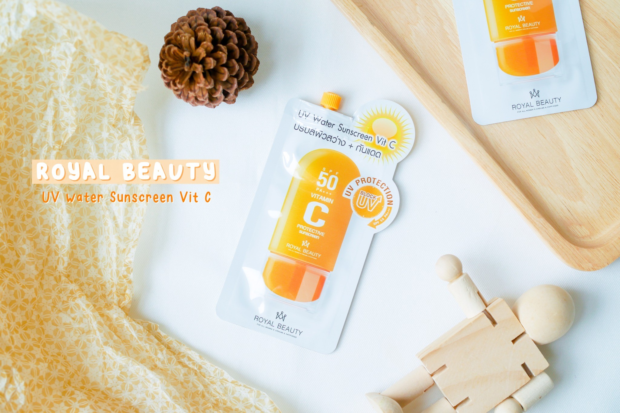 royal beauty uv water sunscreen vit c