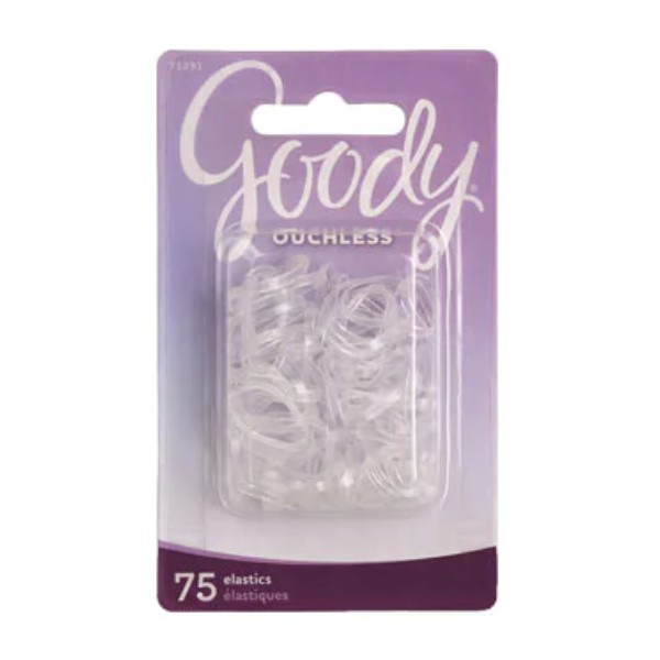 Womens Ouchless Mini Clear Latex Elastics