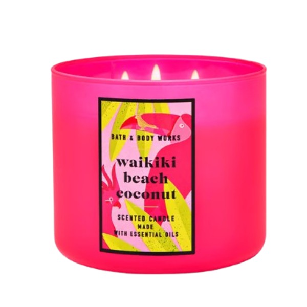 Waikiki Beach Coconut 3-Wick Candle