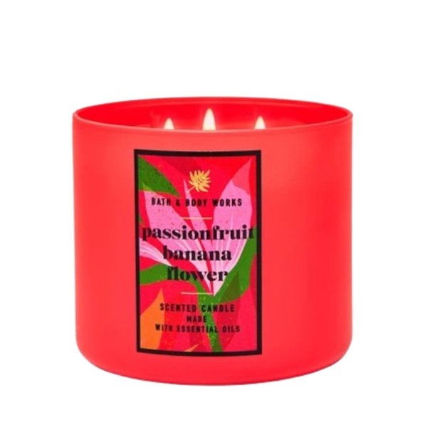 Passionfruit And Banana Flower 3-Wick Candle