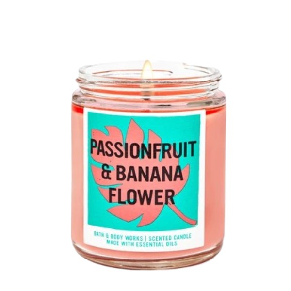 Passionfruit And Banana Flower Single Wick Candle