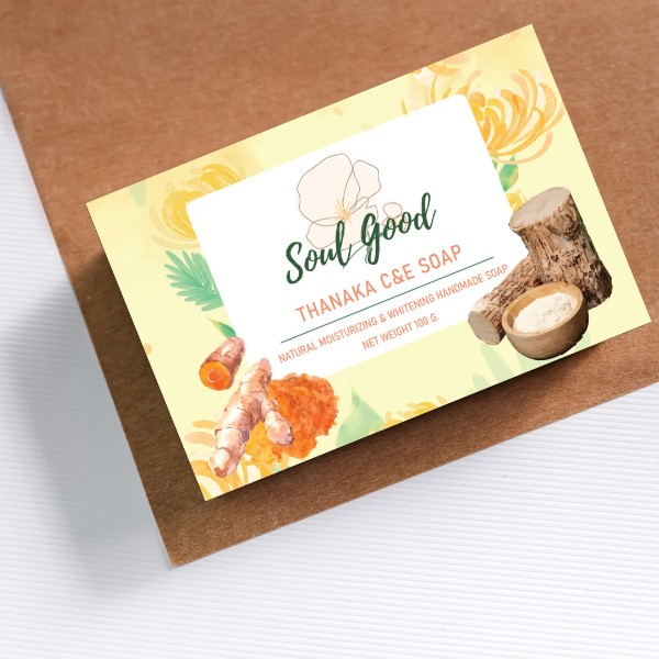 Thanaka C&E Soap Natural Moisturizing & Whitening Handmade Soap