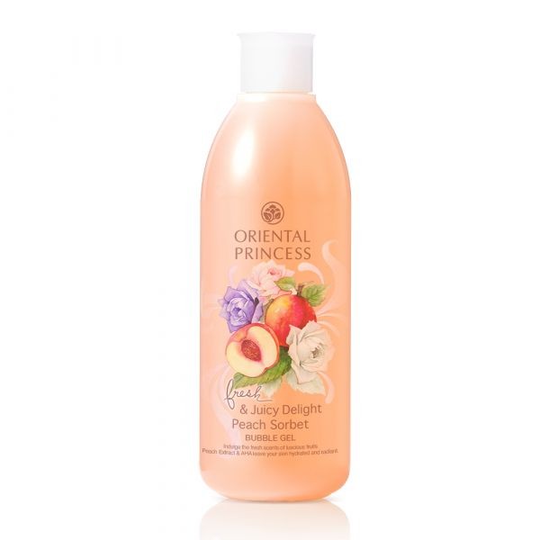 Fresh & Juicy Delight Peach Sorbet Bubble Gel