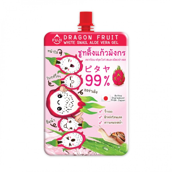 Dragon Fruit White Snail Aloe Vera Gel