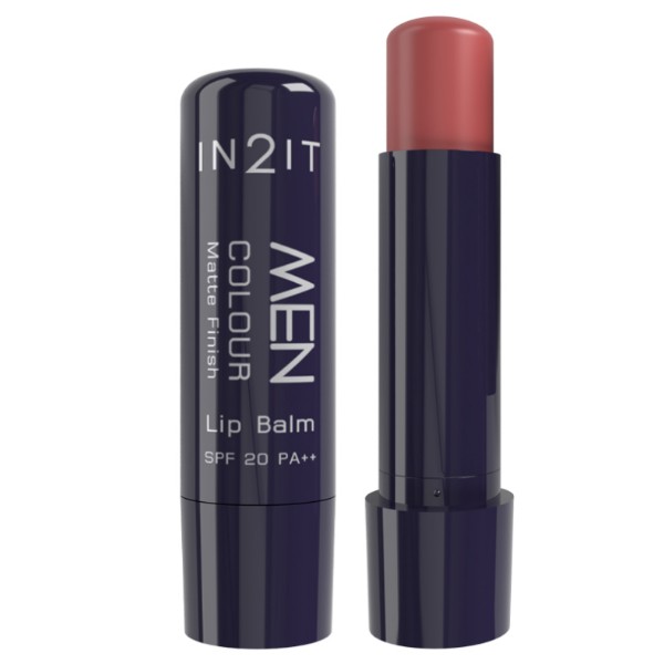 Men Colour Matte Finish Lip Balm SPF20 PA++