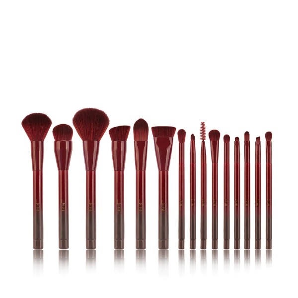 Colorful 15 Pcs Makeup Brush Set T251