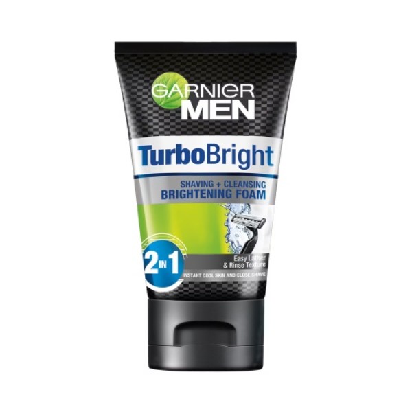 Men TurboBright Shaving + Cleansing Brightening Foam