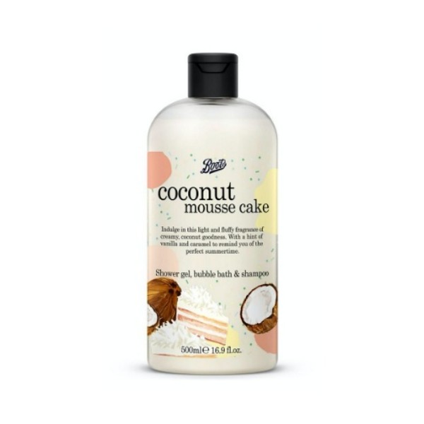 Coconut Mousse Cake Shower Gel, Bubble Bath & Shampoo