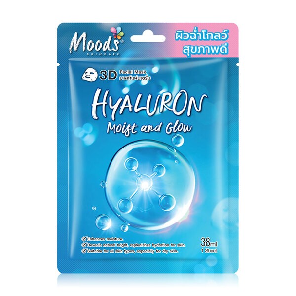 Hyaluron Moist And Glow 3D Facial Mask