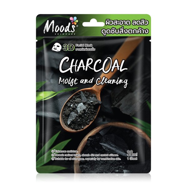 Charcoal Moist And Cleaning 3D Facial Mask