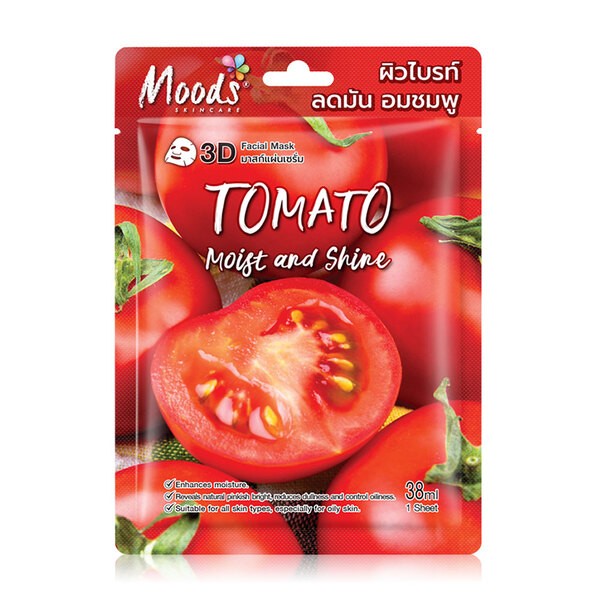 Tomato Moist And Shine 3D Facial Mask