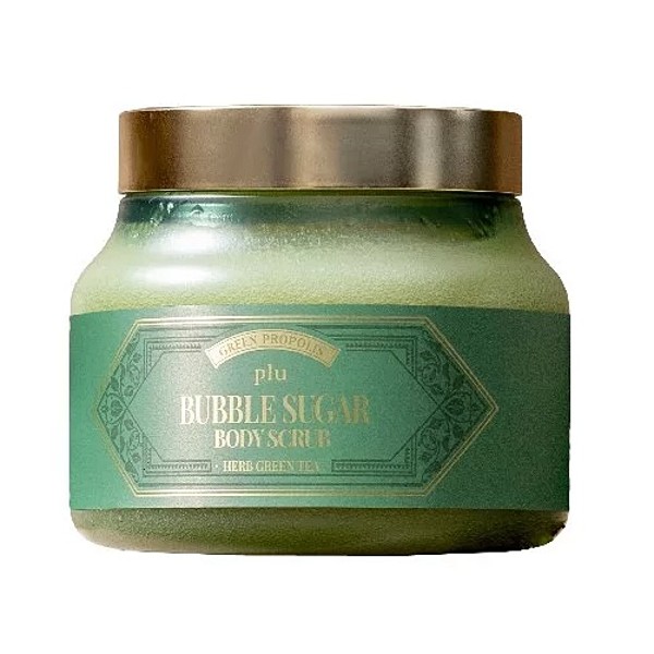 Green Propolis Bubble Sugar Body Scrub Herb Green Tea