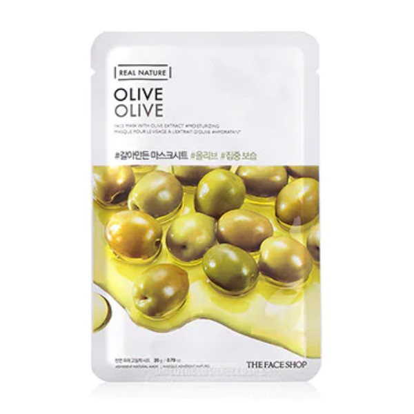 Real Nature Mask Sheet : Olive