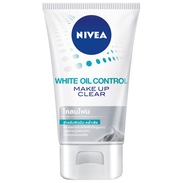 White Oil Control Make Up Clear : Mud Foam