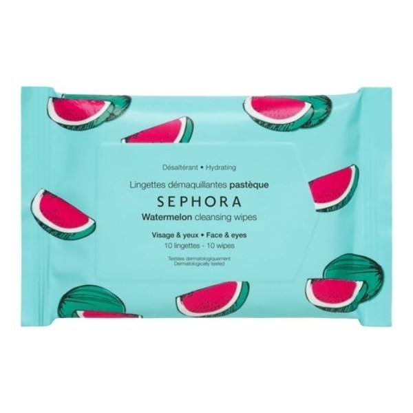 Mini Colorful Cleansing Wipes : Watermelon