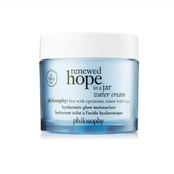 renewed hope in a jar water cream