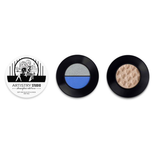 STUDIO® Shanghai Soft and Silky Eye & Cheek Pop Trio