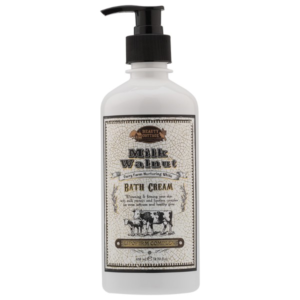 Milk & Walnut Dairy Farm Nurturing White Bath Cream