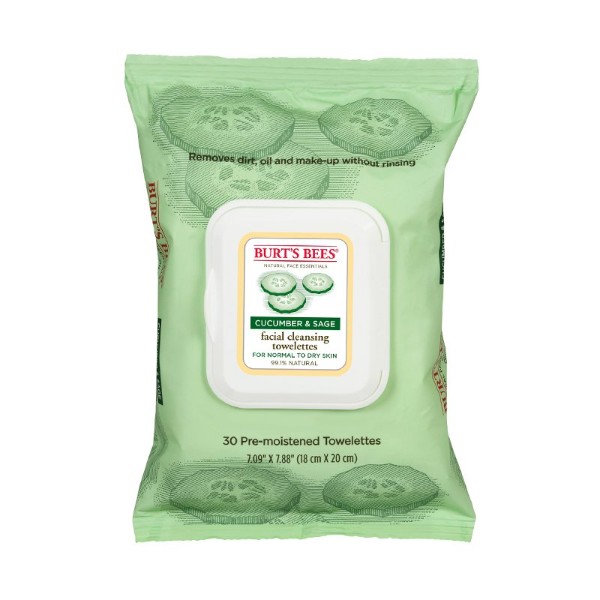 Facial Cleansing Towelettes - Cucumber & Sage Extracts