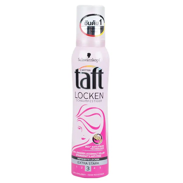 TAFT Locken Extra Stark Hair Styling Mousse