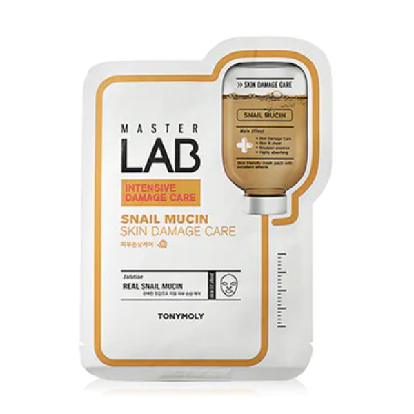 Master Lab : Snail Mucin Skin Damage Care Mask Sheet