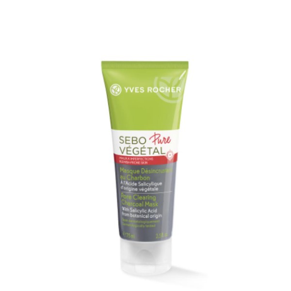 Sebo pure vegetal : Pore Clearing Charcoal Mask