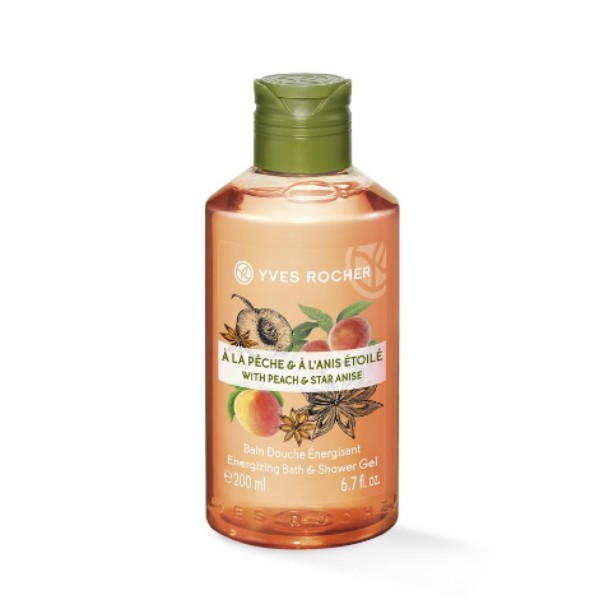 Energizing : Peach Star Anise Shower Gel