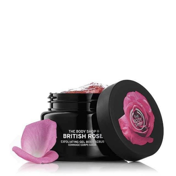 British Rose Exfoliating Gel Body Scrub