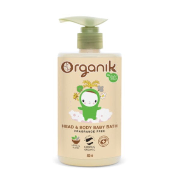 Organik : Head & Body Baby Bath