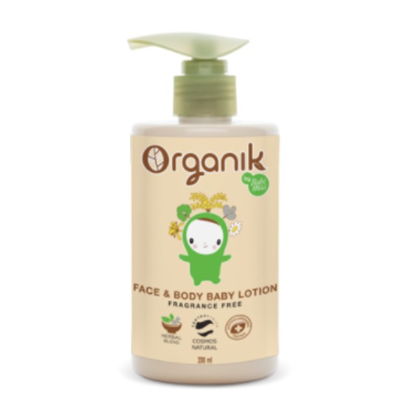 Organik : Face & Body Baby Lotion