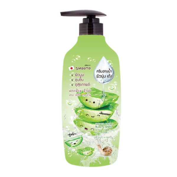 Aloe-E Snail Moisturizing Shower Cream