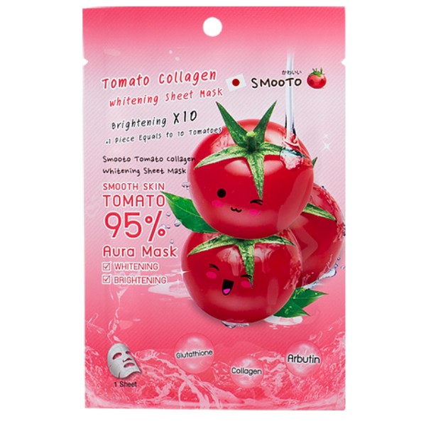 Tomato Collagen Whitening Sheet Mask