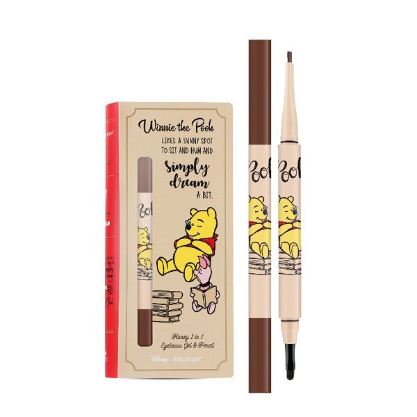 Disney Winnie the Pooh : Honey 2 In 1 Eyebrow Gel Pencil