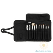 Complete Kit with Brush Roll Black