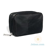 Cosmetic Bag - Silver Zipper