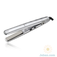 1 Inch Holographic Design Salon Flat Iron - Titanium